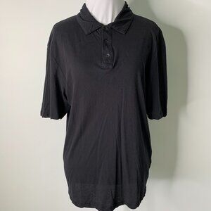 Rag & Bone Men's Black Short Sleeve Polo Shirt Size Small